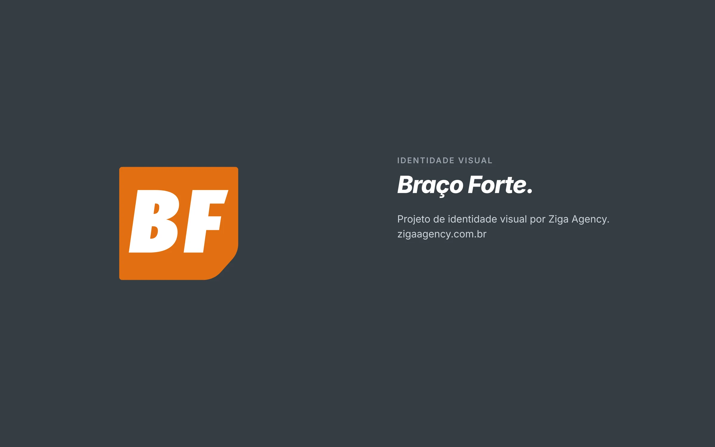 Bloco BF e créditos do projeto