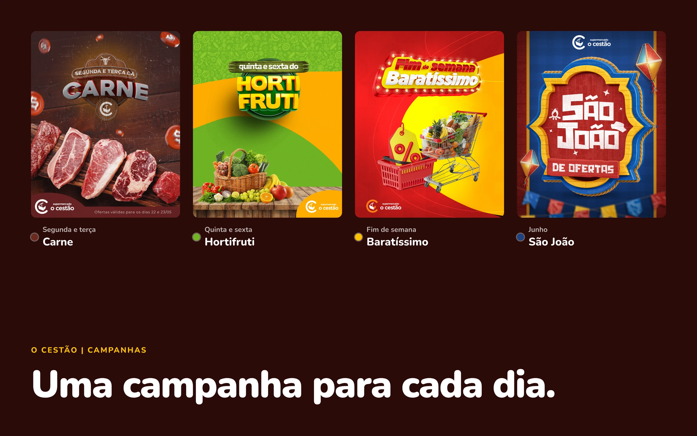 As quatro campanhas da semana: Carne, Hortifruti, Baratíssimo e São João