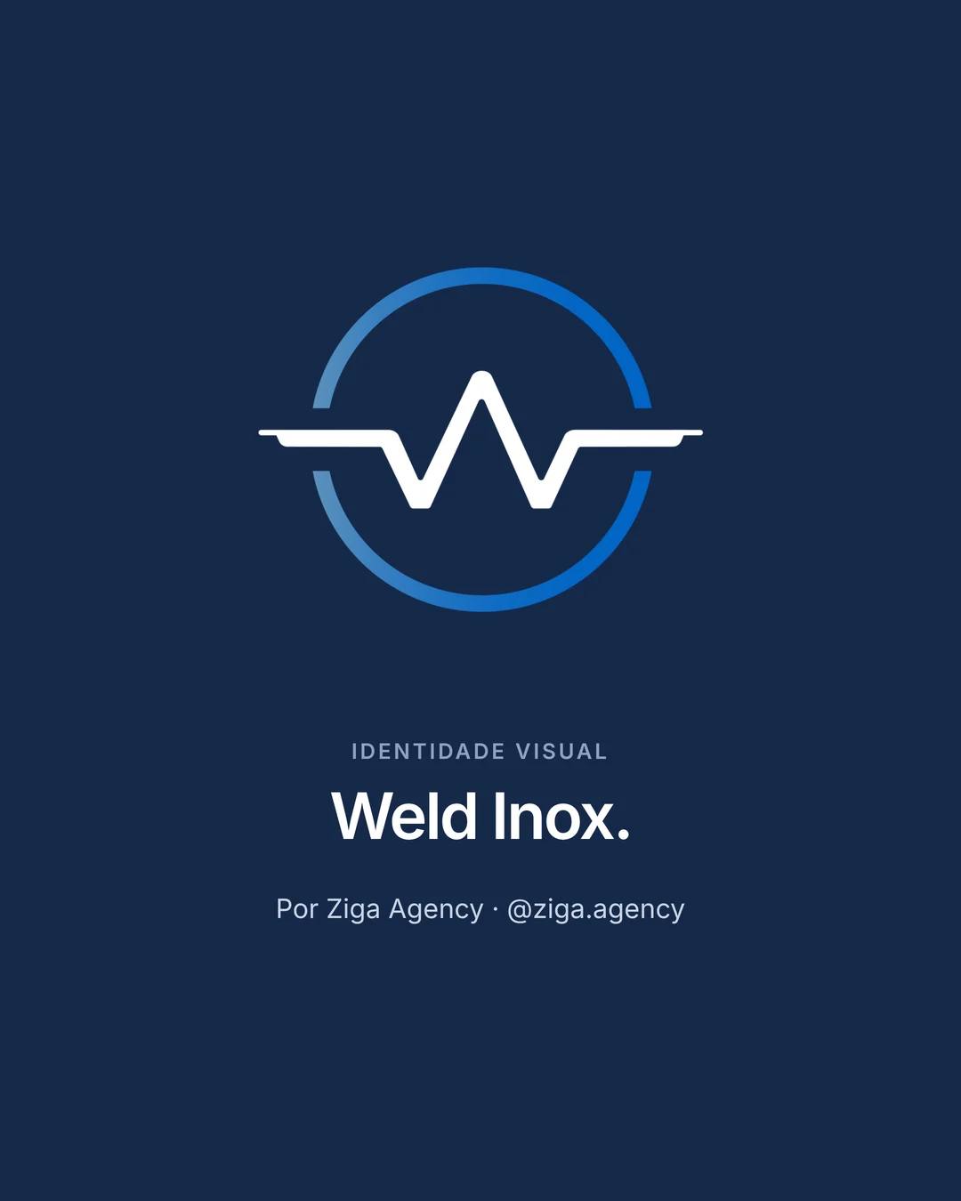 Símbolo da Weld Inox e créditos do projeto