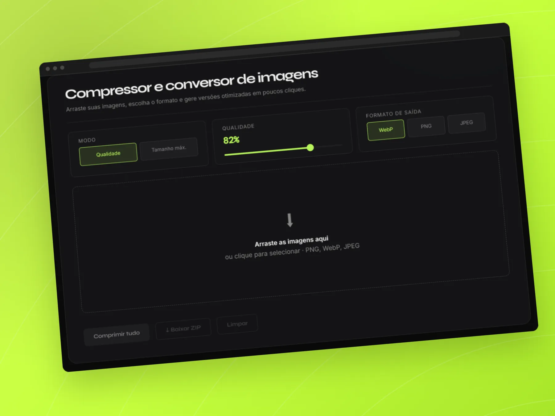Compressor de imagens